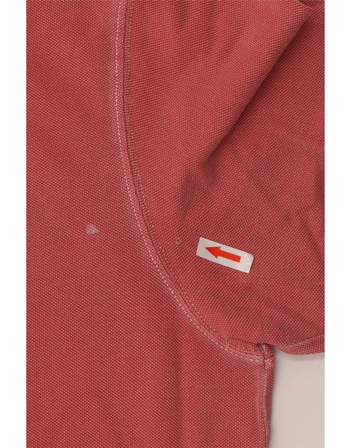 Мужская рубашка-поло Tommy Hilfiger, большая красная хлопковая