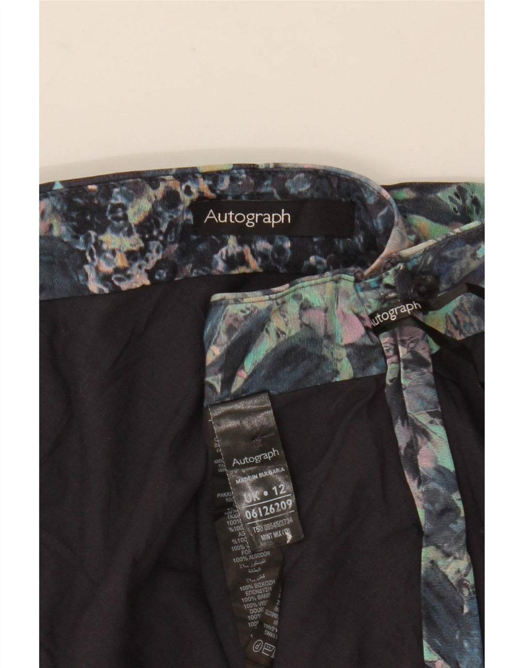 Женская юбка-карандаш Marks & Spencer UK 12 Medium W30 Разноцветная