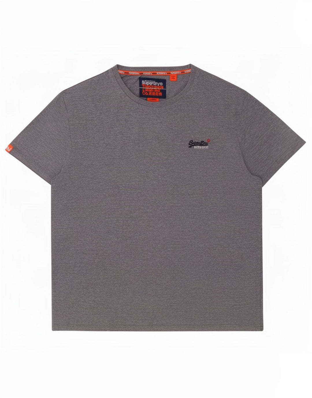 Мужская футболка Superdry, большой серый хлопок