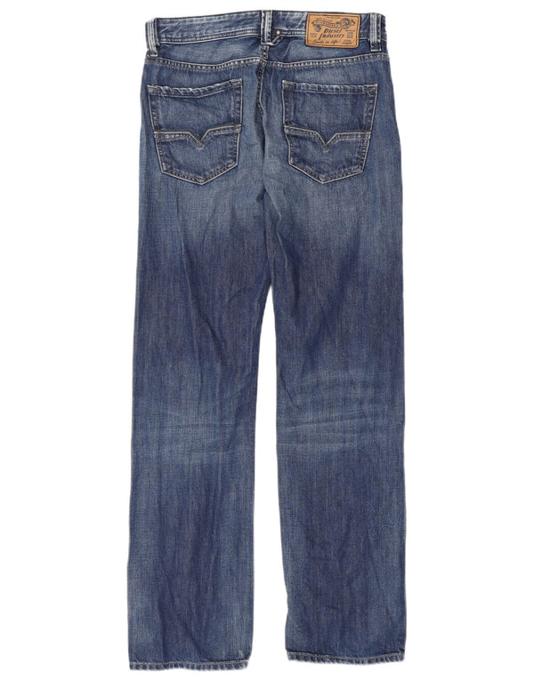 Мужские прямые джинсы Diesel Larkee W30 L32, синие, хлопок