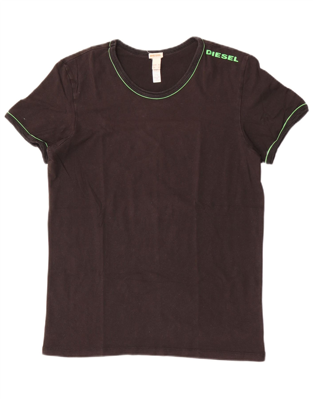 Мужская футболка Diesel Top Medium Black Cotton