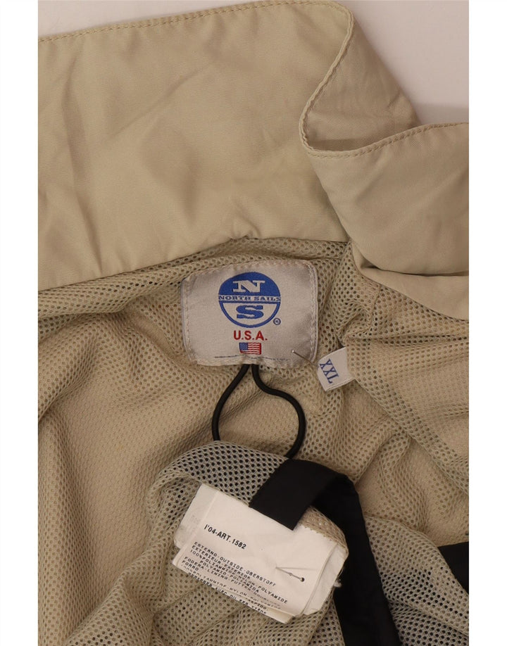 Мужская дождевик North Sails UK 44 2XL Бежевый Полиамид