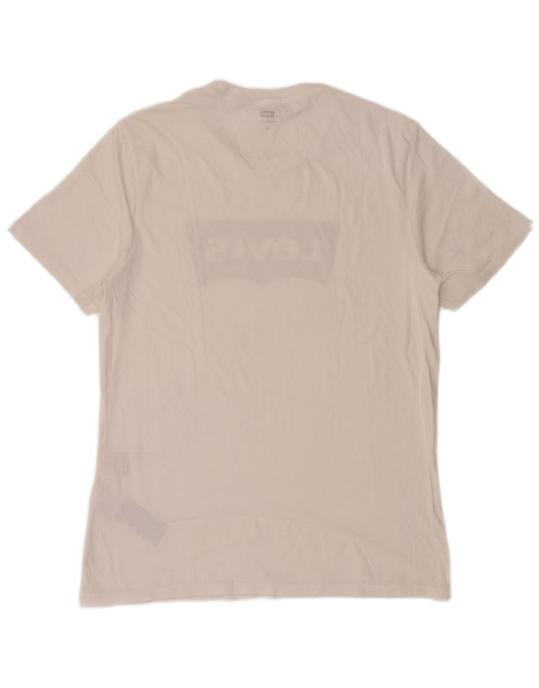 LEVI'S Mens Graphic T-Shirt Top Medium White Cotton