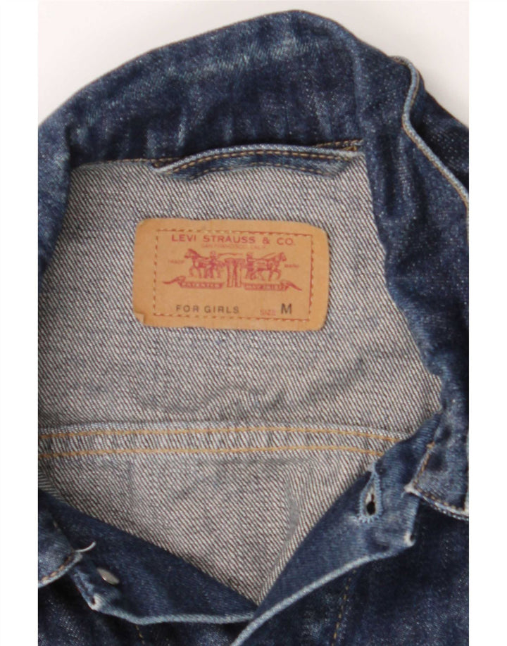 Женская джинсовая куртка Levi's UK 12, средний темно-синий, хлопок