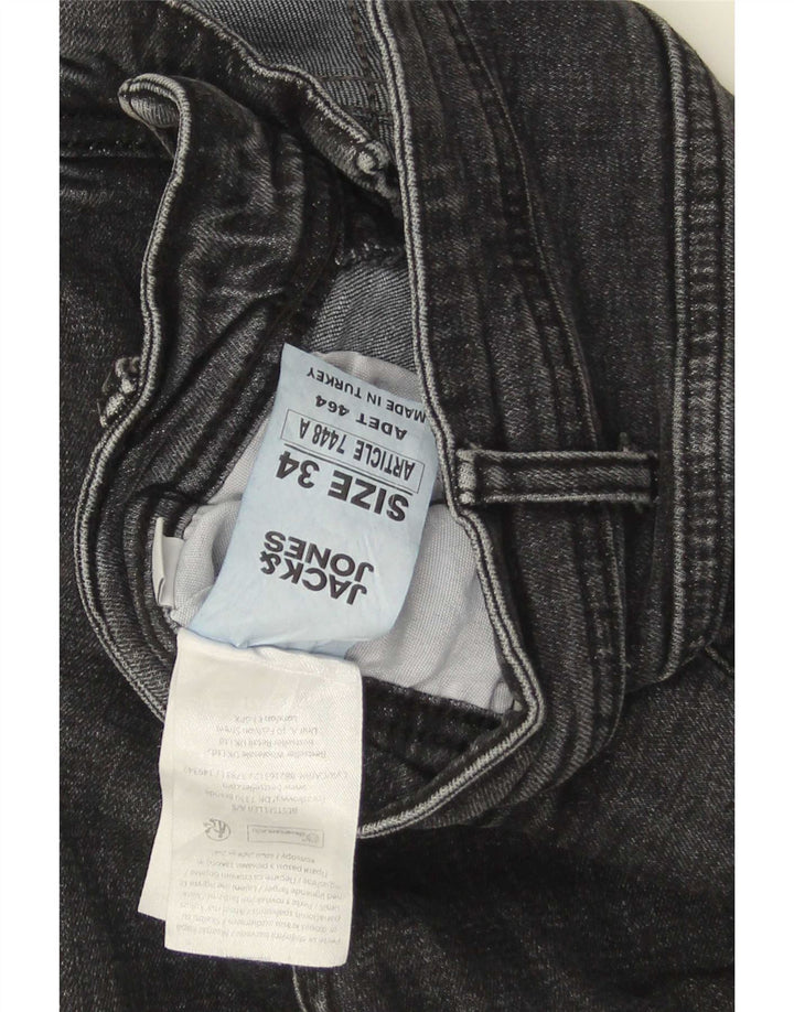 Мужские укороченные джинсы Jack & Jones W34 L25 серые