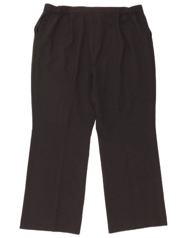Женские прямые повседневные брюки Marks & Spencer UK 18 XL W36 L27 черные