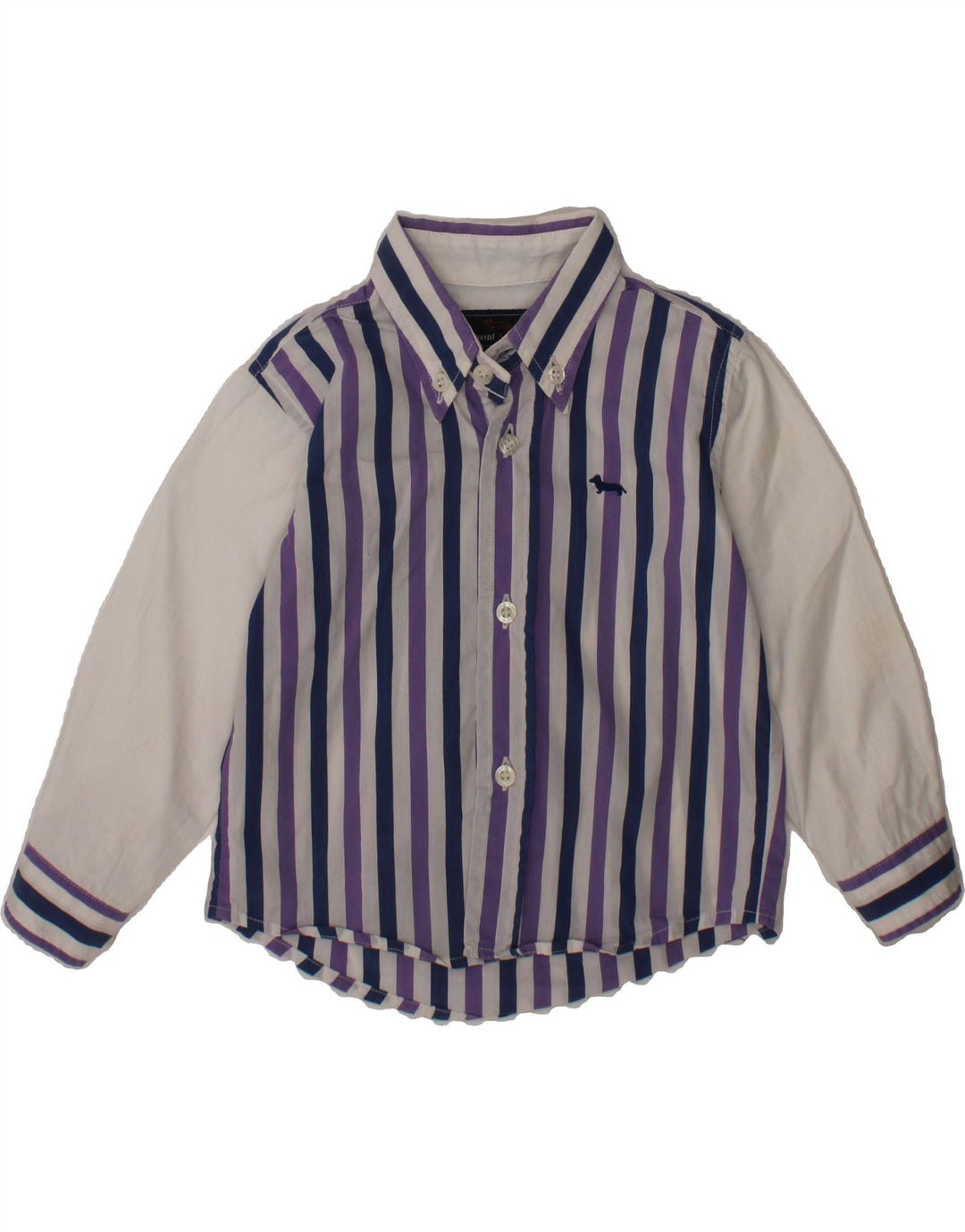 HARMONT & BLAINE Baby Boys Shirt 12-18 Months Multicoloured Striped Vintage Harmont & Blaine and Second-Hand Harmont & Blaine from Messina Hembry 