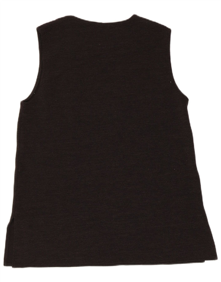 Женский жилет ZARA UK 12, средний черный