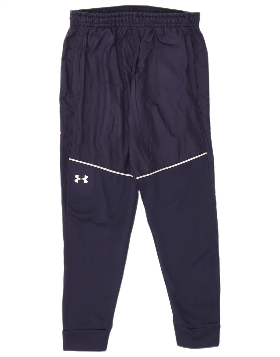 Мужские спортивные брюки с графическим рисунком Under Armour, джоггеры, средние, темно-синие