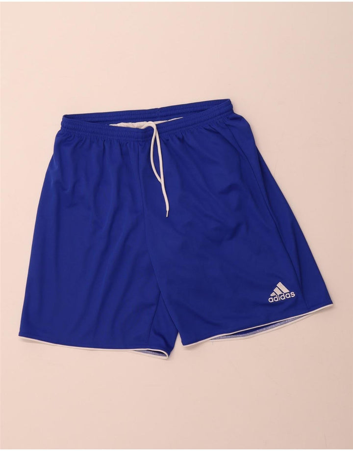 Мужские спортивные шорты ADIDAS Climalite, большие синие, полиэстер