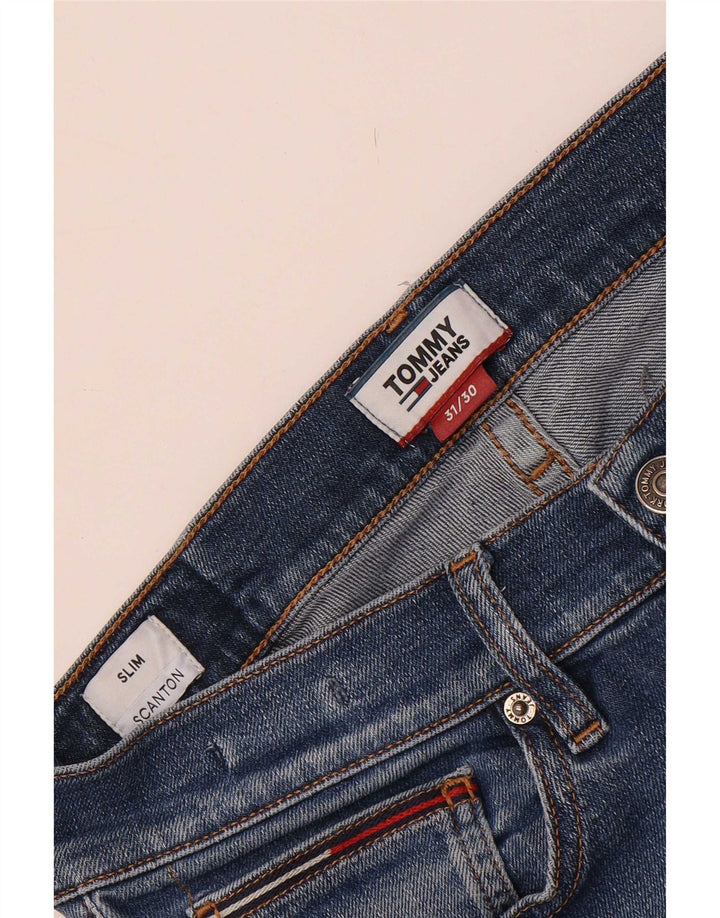 Мужские узкие джинсы Tommy Hilfiger W31 L30 синие