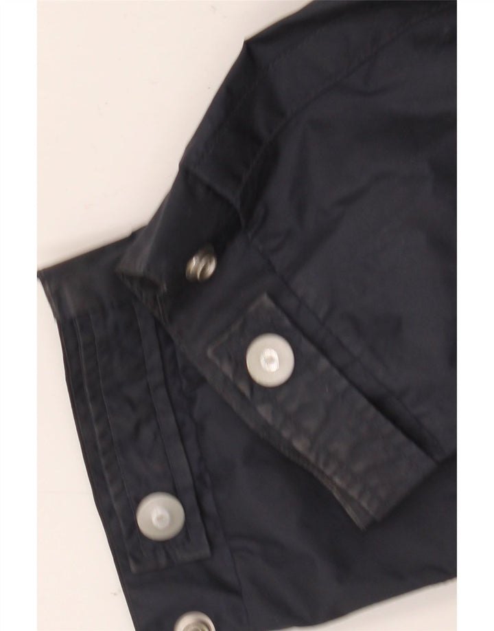 Мужская дождевик Armani Jeans UK 40, большой темно-синий, полиамид