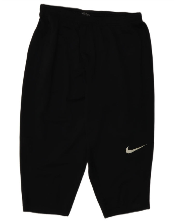 Мужские спортивные шорты-бермуды Nike, средний черный полиэстер