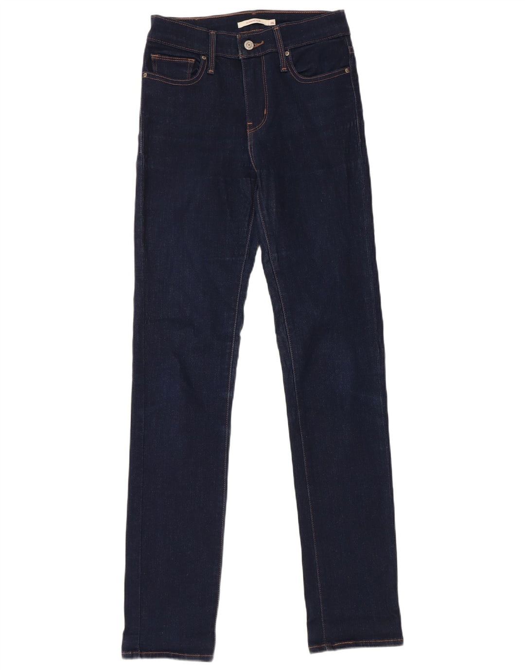 Женские обтягивающие джинсы Levi's W26 L32, темно-синие, хлопок