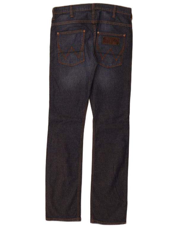 Мужские прямые джинсы Wrangler Spencer W30 L34 темно-синие, хлопок