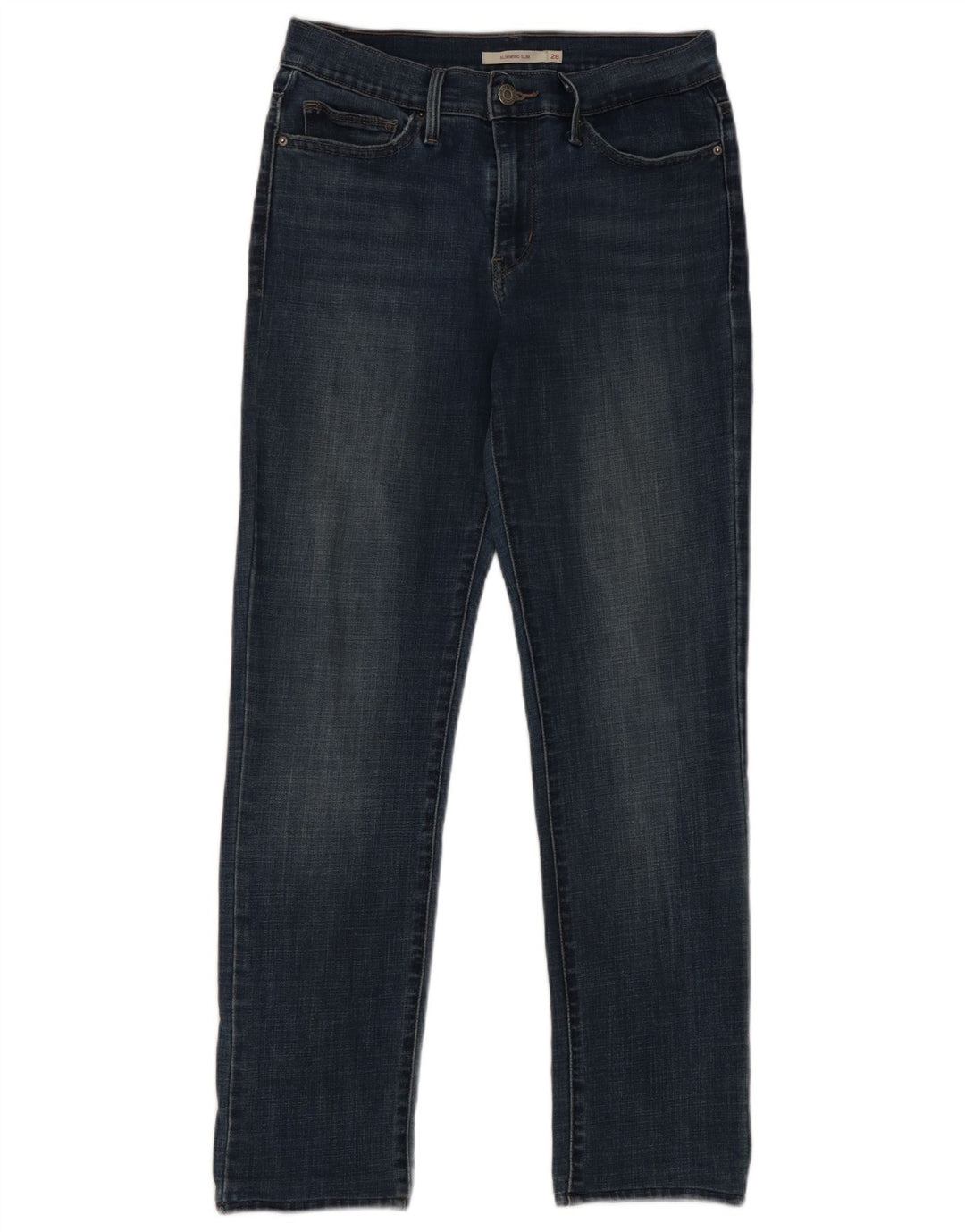 Женские обтягивающие джинсы Levi's W28 L28, темно-синие, хлопок