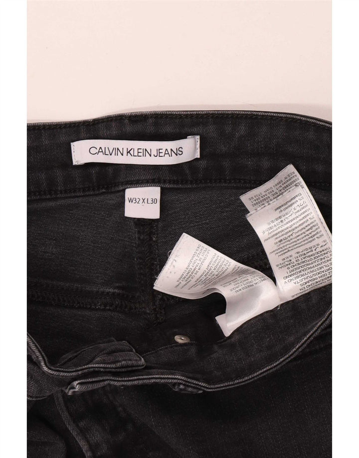 Мужские узкие джинсы Calvin Klein W32 L27, серый хлопок