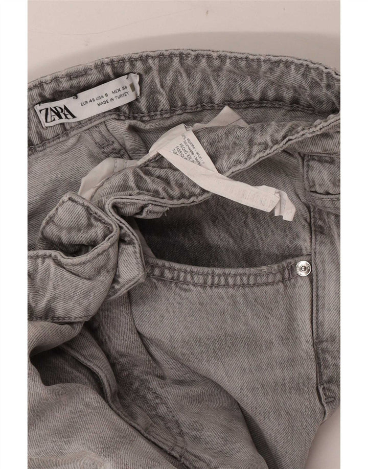 Женские зауженные джинсы Zara EU 40 Medium W30 L29 Серый хлопок