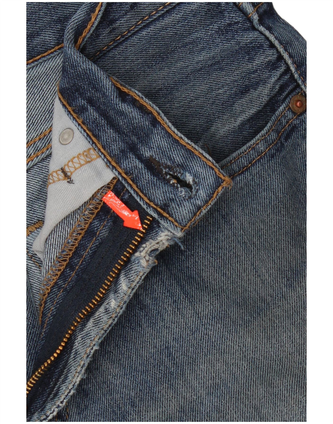 Мужские прямые джинсы Levi's 505 W33 L30, синий хлопок