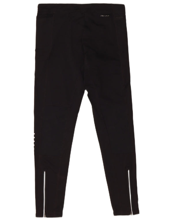 Женские спортивные брюки Nike Dri Fit UK 14, средний черный полиэстер