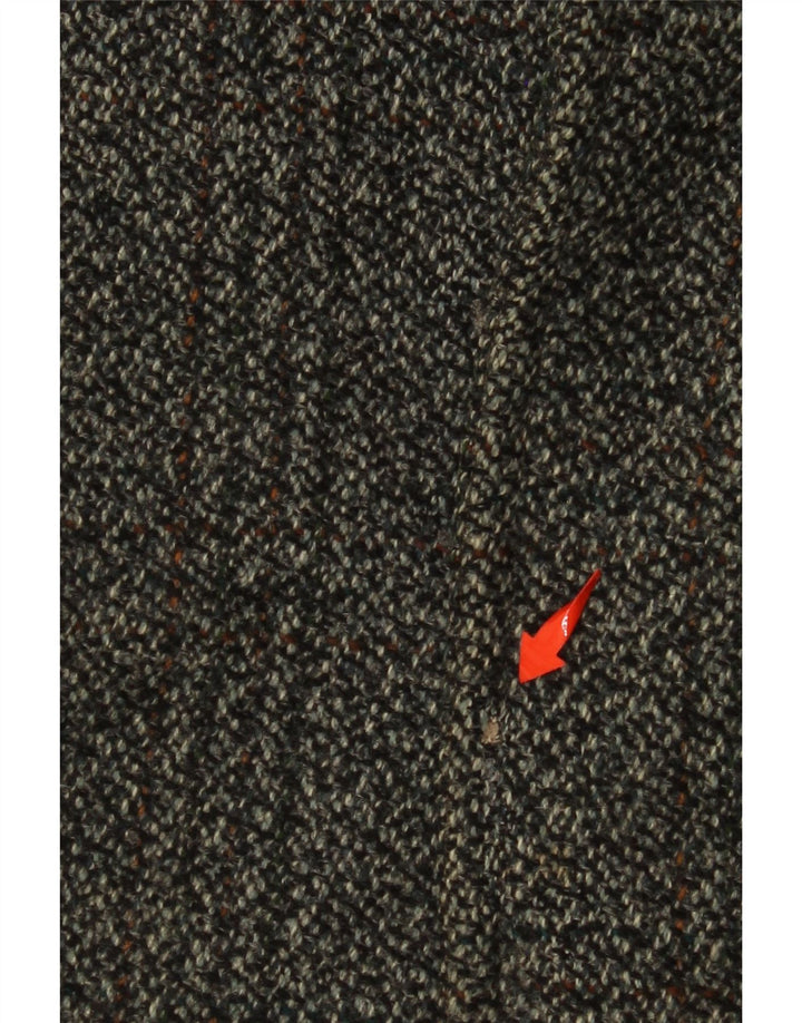 Мужское пальто IDEAL UK 40, большая серая клетка, новая шерсть