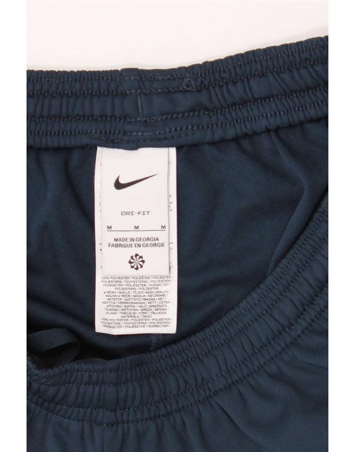 Мужские спортивные брюки Nike Dri Fit среднего размера, темно-синие, полиэстер