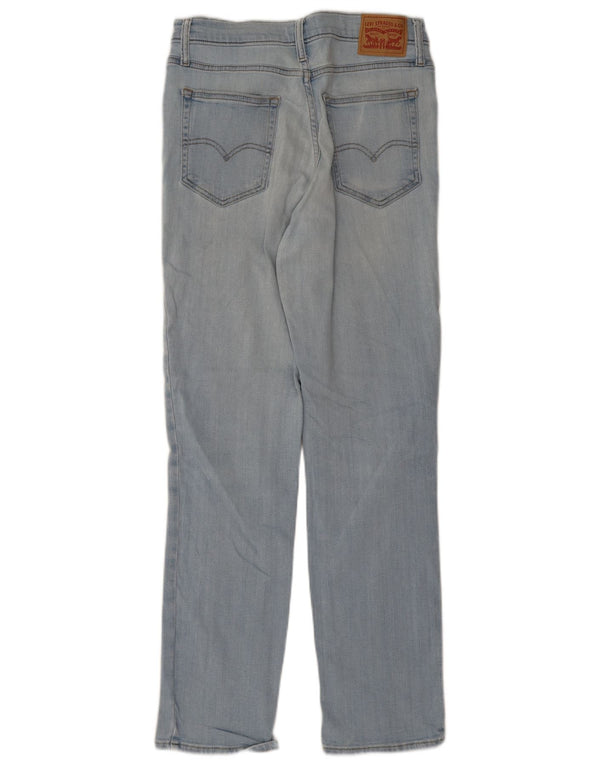 Женские прямые джинсы Levi's 724 с высокой посадкой W30 L30, синие, хлопок
