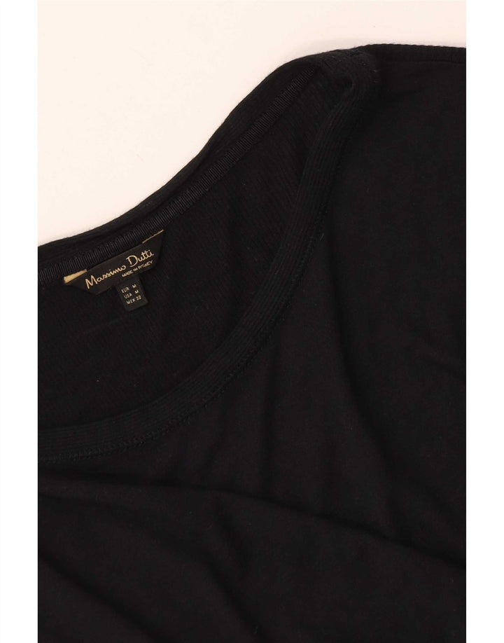 Женский топ Massimo Dutti с рукавом 3/4 UK 12, средний черный