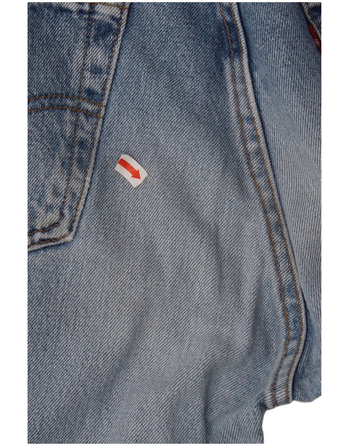 Мужские прямые джинсы LEVI'S 501 W33 L29 синие, хлопок