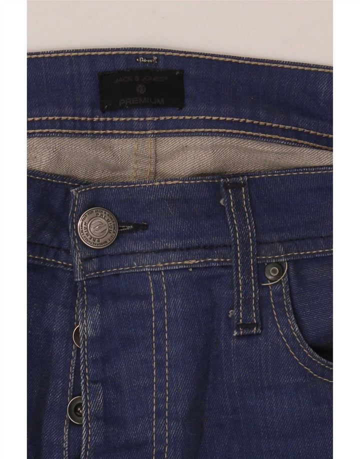 Мужские прямые джинсы Jack & Jones W34 L32 синие