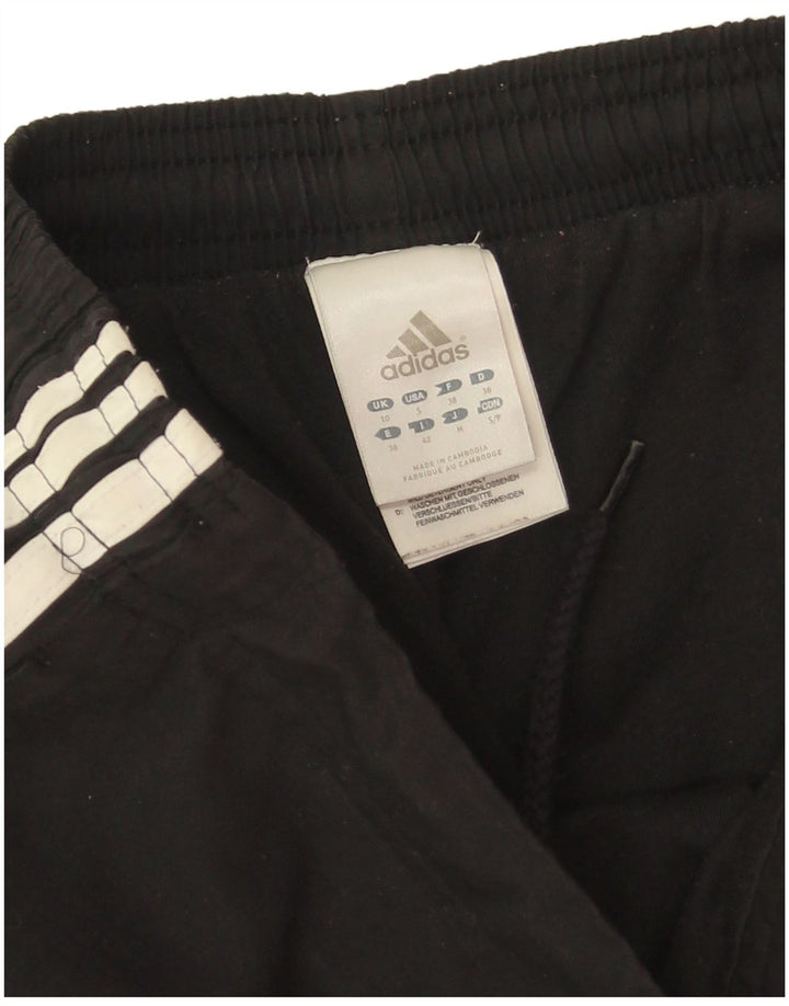 Женские спортивные брюки Adidas Joggers UK 10, маленькие черные полиэстер