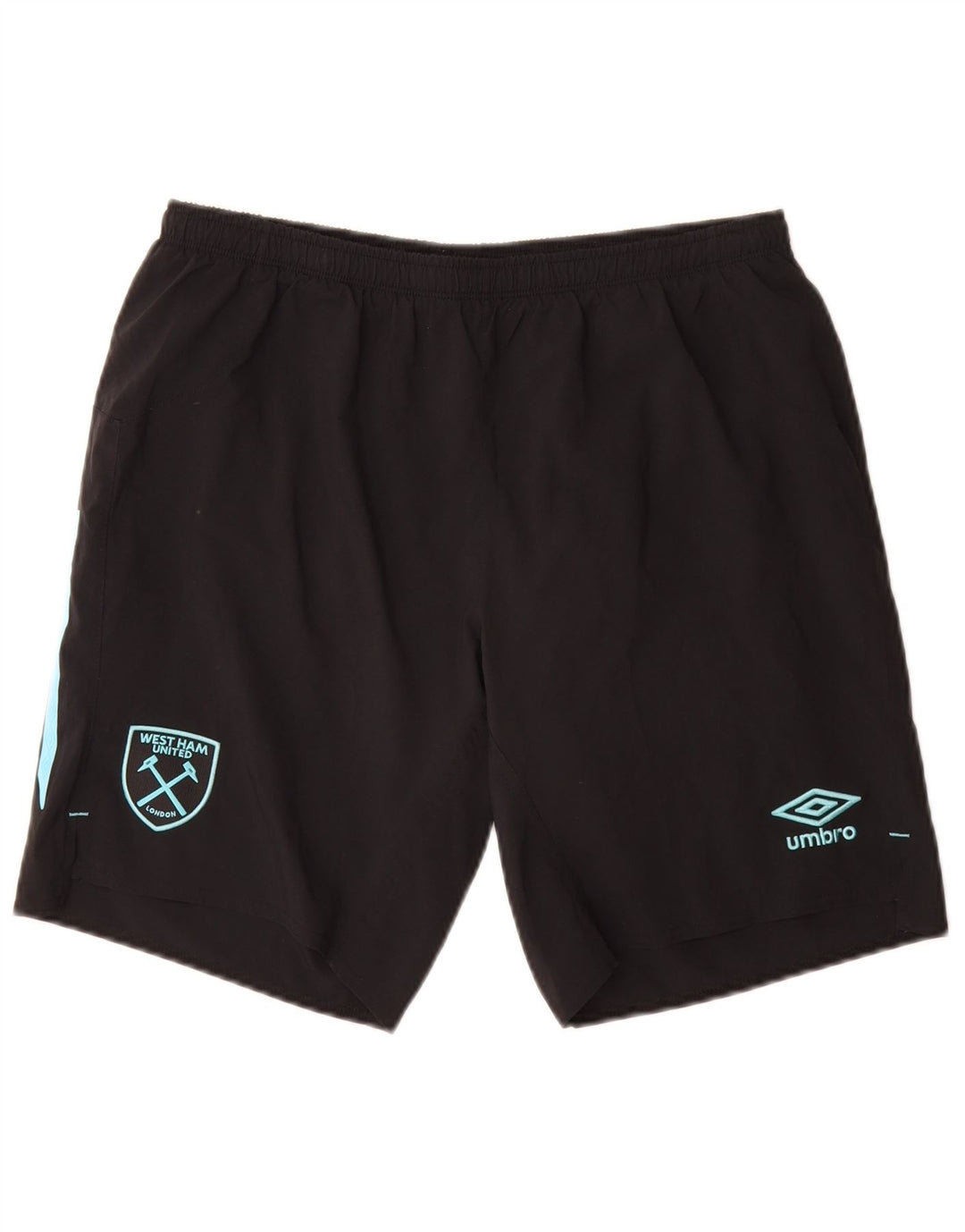 Мужские спортивные шорты Umbro, средние черные из полиэстера