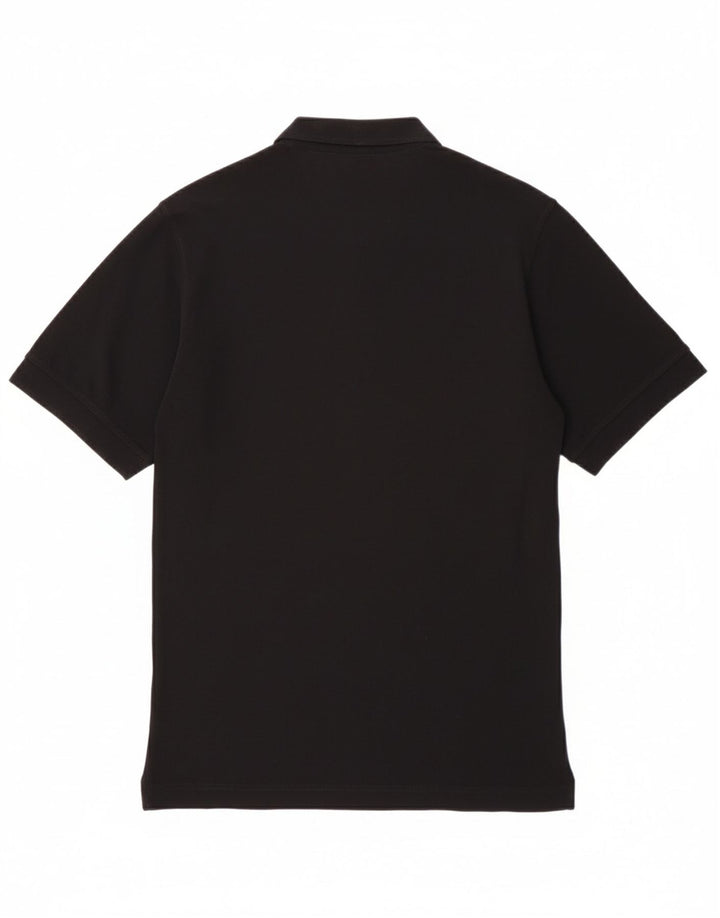 ENARA CAMICECE Mens Short Sleeve Shirt Medium Black Viscose