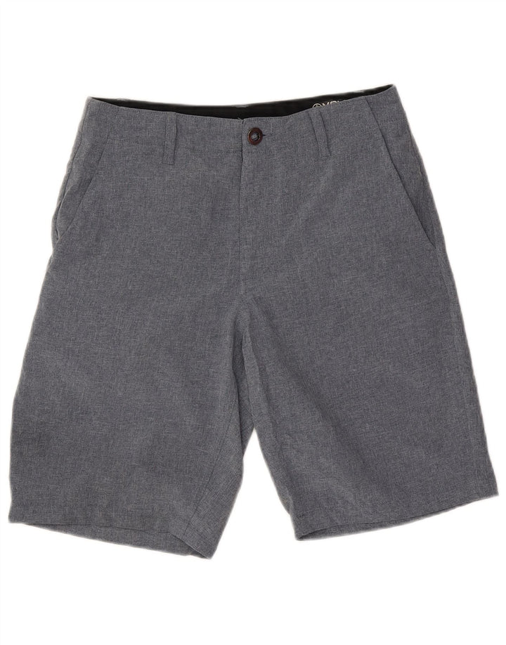 Мужские шорты-карго Volcom W28, полиэстер среднего серого цвета