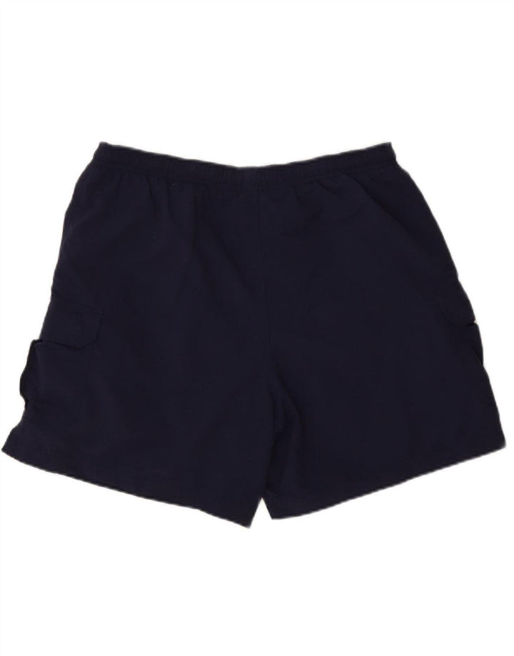 L.L.BEAN Mens Sport Shorts Medium Navy Blue Nylon
