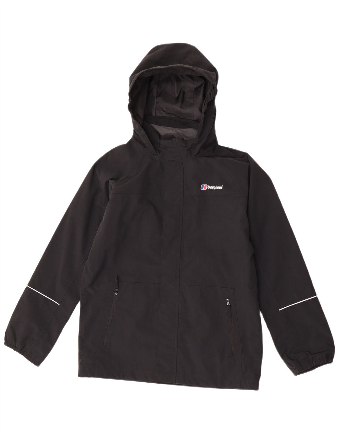 Berghaus Дождевик с капюшоном для мальчиков 12-13 лет Черный Полиамид