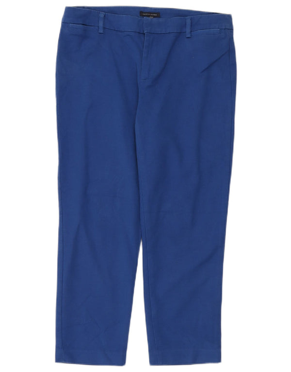 Женские прямые укороченные брюки Tommy Hilfiger US 8 Medium W32 L25 Синие