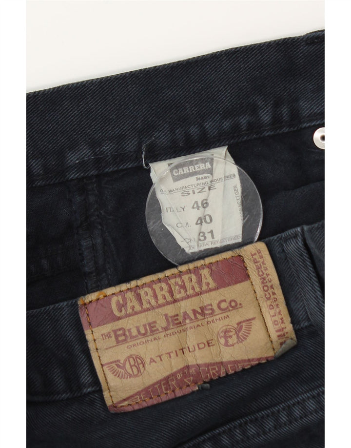 Мужские прямые джинсы Carrera IT 46 Small W31 L27 Темно-синий хлопок