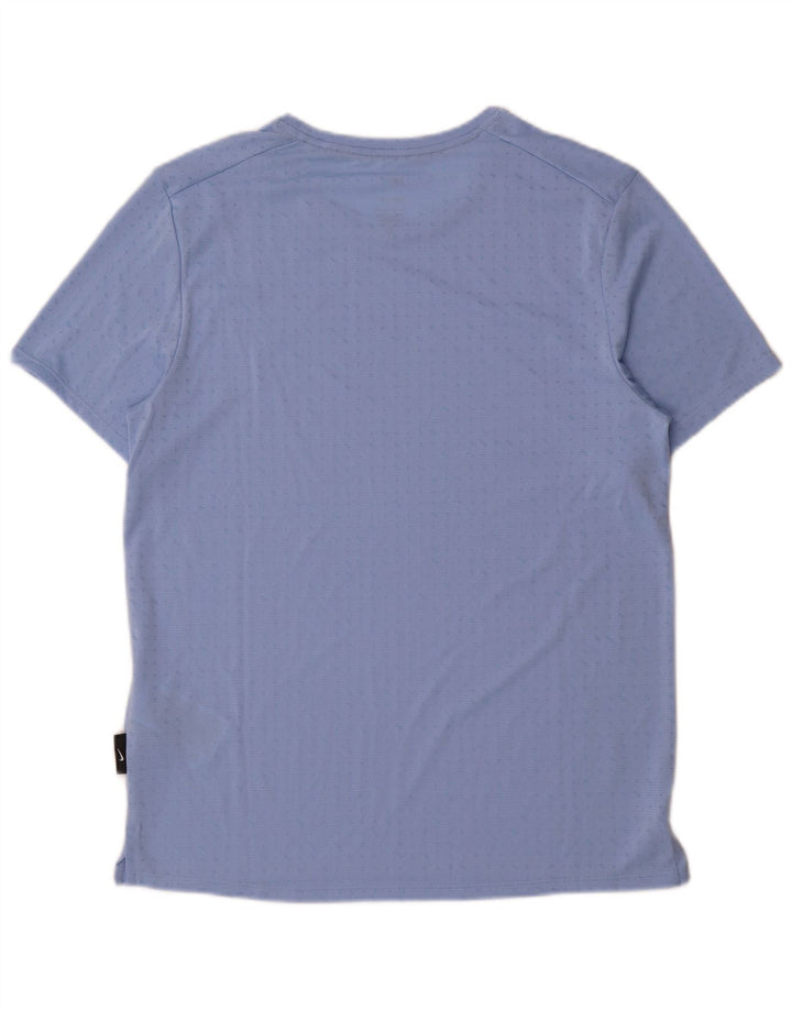 Мужская футболка Nike Dri Fit, маленький синий пятнистый полиэстер