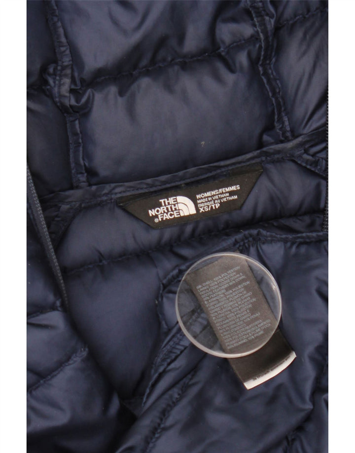 Женская стеганая куртка с капюшоном The North Face UK 6 XS Темно-синий полиэстер