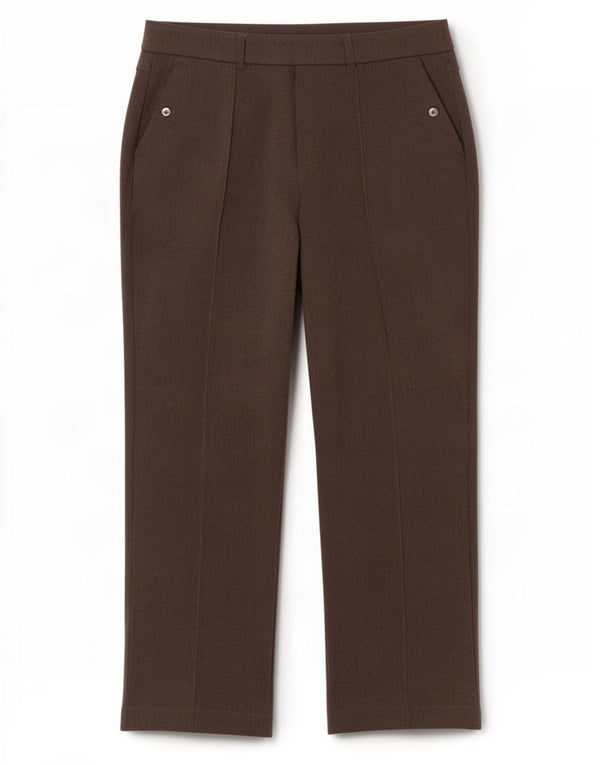 Женские прямые брюки чинос Marks & Spencer UK 10, маленькие W28 L26, коричневые