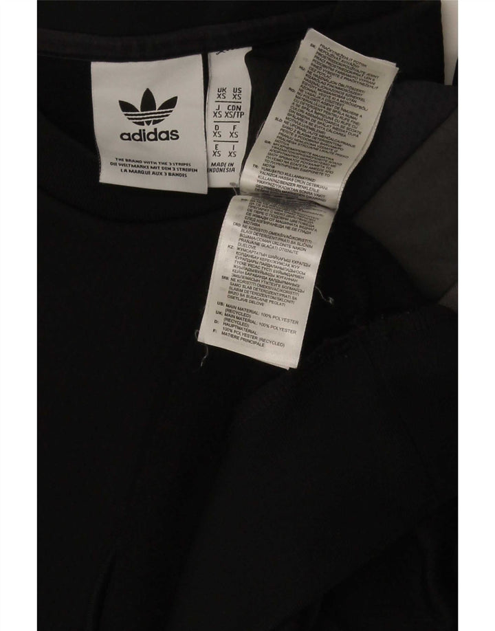 Мужская толстовка Adidas Jumper XS, черный полиэстер с цветными блоками
