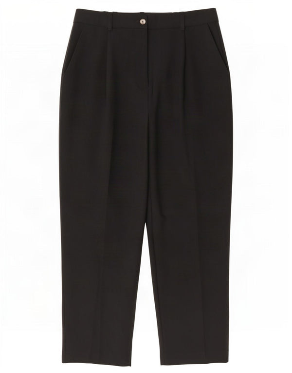 Женские костюмные брюки с завышенной талией Topshop UK 10, маленькие W27 L26, черные