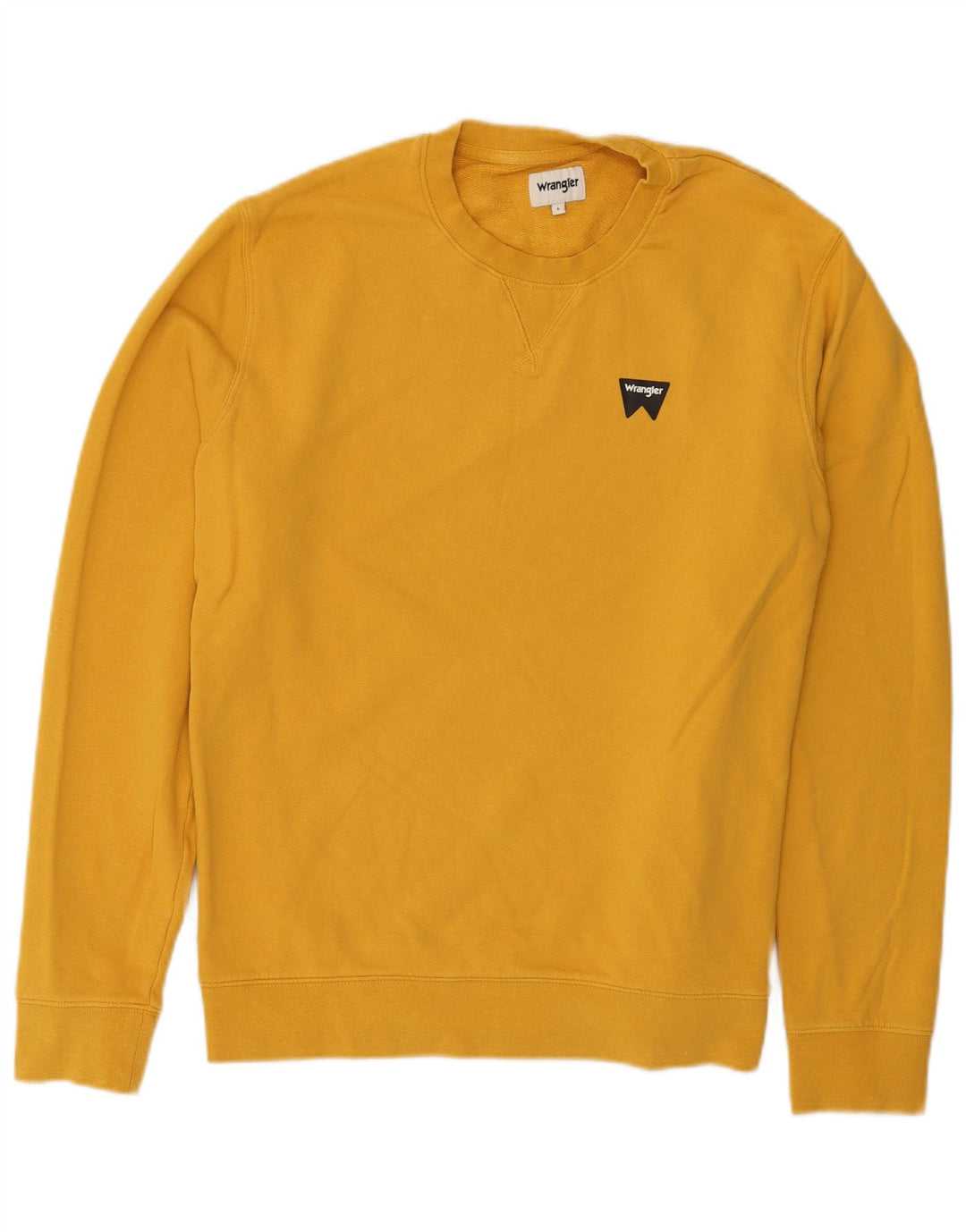 Мужской свитер Wrangler, большой желтый хлопковый джемпер