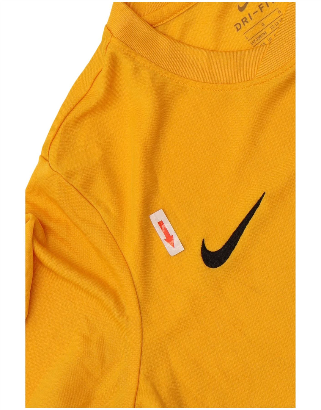 Футболка Nike Dri Fit для мальчиков, 12–13 лет, большой желтый полиэстер