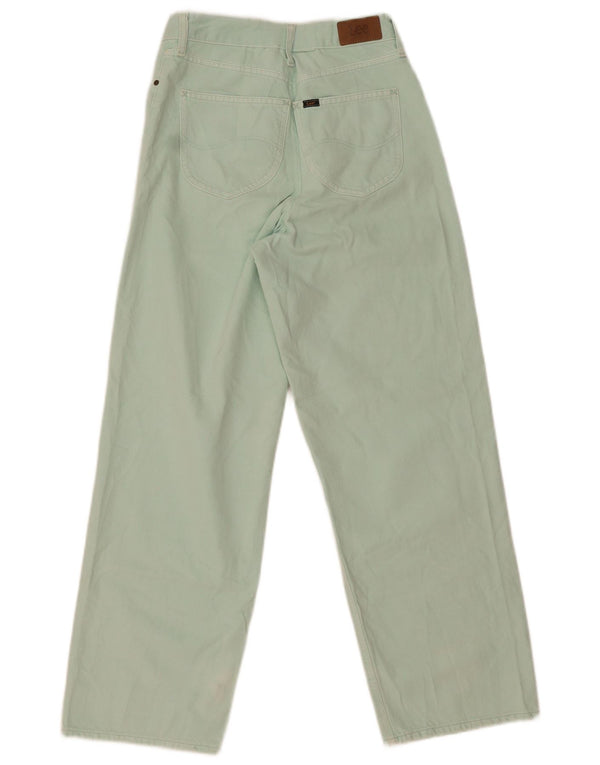 Женские широкие джинсы Lee W28 L29, зеленый хлопок