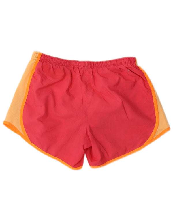 Спортивные шорты Nike Dri Fit для девочек 13–14 лет, XL, розовые с цветными блоками