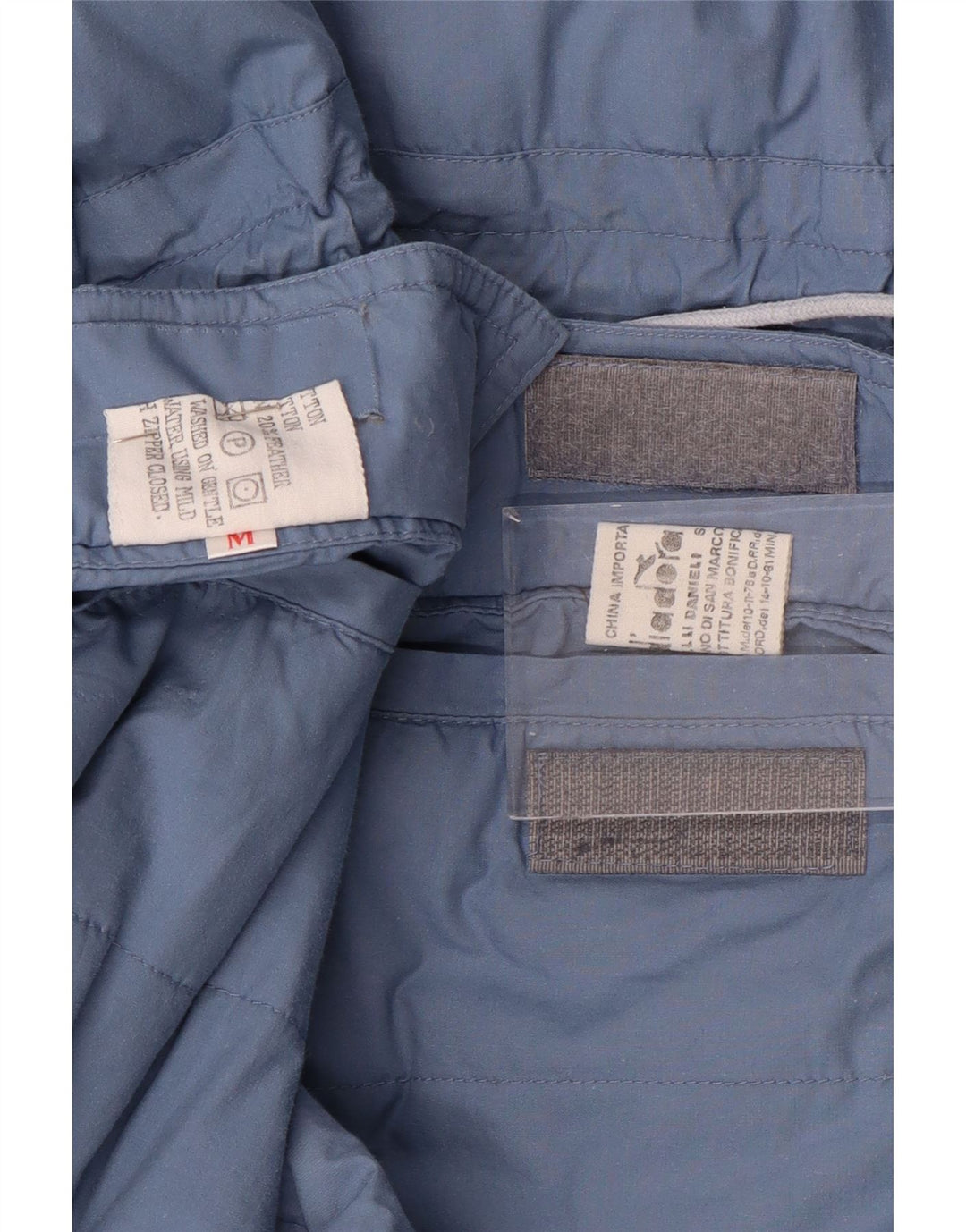 Мужская двусторонняя стеганая куртка свободного кроя DIADORA, британский цвет 38, средний синий хлопок