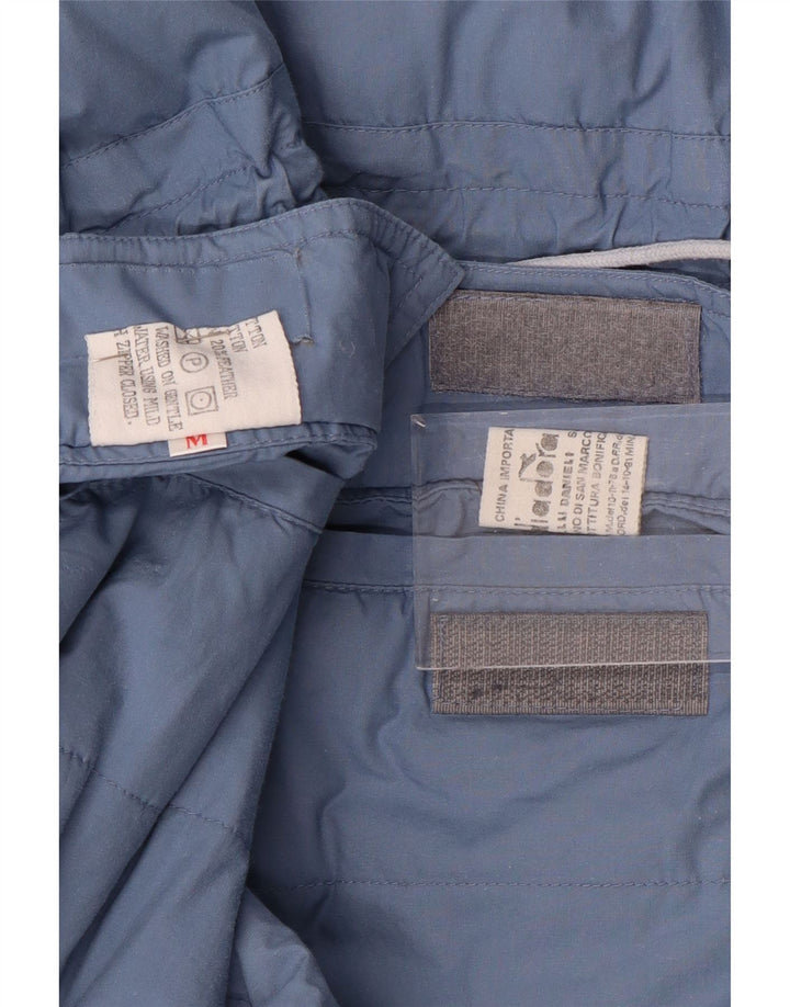 Мужская двусторонняя стеганая куртка свободного кроя DIADORA, британский цвет 38, средний синий хлопок