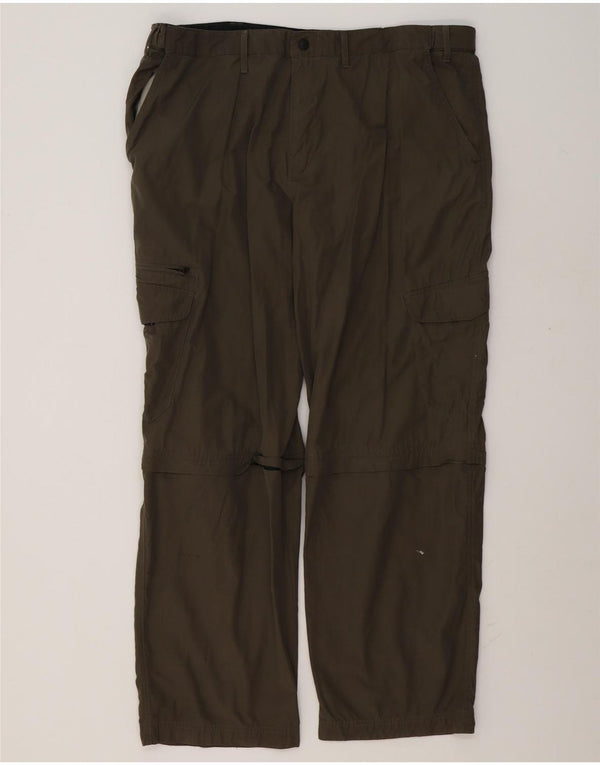 Мужские прямые брюки карго Marks & Spencer Blue Harbour W42 L31 хаки